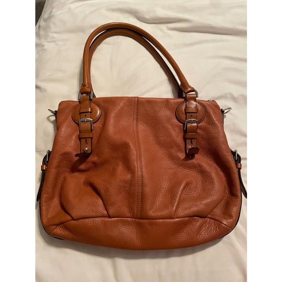 Lauren Ralph Lauren Leather Handbag in Camel brown - Picture 5 of 12
